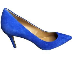 CALVIN KLEIN Gayle Blue Suede Women's Pumps